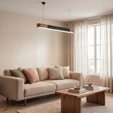 Brilagi LED luster na sajli GARDALINE LED/100W/230V hrast/crna | Eponuda.com