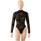 Cottelli čipkast body z dolgimi rokavi (črn) - S - M | Shoptok.si