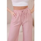 Kesi Włoski Viscose wide-leg trousers dark powder pink | shoptok.hr