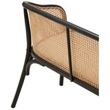 Premier Housewares Črna/v naravni barvi oblazinjena klop Cebu – | Shoptok.si