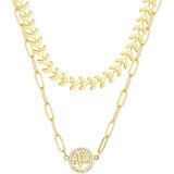 Moment ženska ogrlica GX2082J zlatna Cene