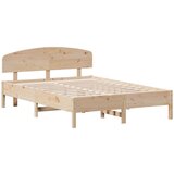  The Living Store Posteljni okvir brez vzmetnice 120x200 cm trdna borovina - Posteljni Okvir, (21498346) | Shoptok.si