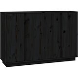 Maison Chic Komoda - Predalnik črna 120x35x80 cm trdna borovina, (21716366) Cene