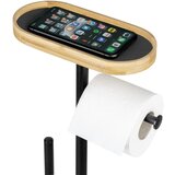 Wenko Črno/v naravni barvi jekleno stojalo za WC papir z WC ščetko Pomarolo – | Shoptok.si