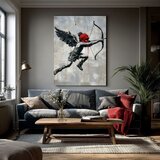  Slika CUPID'S AIM na platnu | Poslikana struktura | Shoptok.si