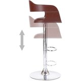  Barski stolac od umjetne kože smeđi | shoptok.hr