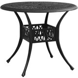  3-dijelni bistro set od lijevanog aluminija crni | shoptok.hr