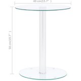  Stolić za kavu prozirni 40 cm od kaljenog stakla | shoptok.hr