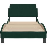  Okvir za krevet Dover tamnozeleni 80 x 200 cm baršunasti | Eponuda.com
