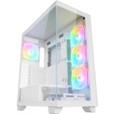  Kucište gaming RAMPAGE HYDRA V1 WHITE Type-C+USB3.0+USB2.0 4*ARGB Fan+Hub E-ATX Exclusive Gaming | Eponuda.ba
