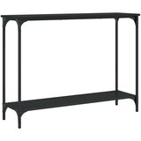 Konzolni stol crni 101 x 30 5 x 75 cm od konstruiranog drva | shoptok.hr