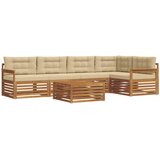  Set vanjskih sofa 6 kom. Prirodna i bež | shoptok.hr