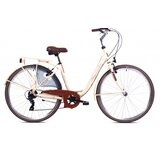 Capriolo gradski bicikl diana s, 18/28'', krem-braon Cene