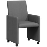  Blagovačke stolice s kotačima 2 pcs Tamno siva 57 x 66 x 94 cm | Eponuda.com