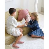 Wigiwama Rožnata otroška sedežna blazina bouclé Bear – | Shoptok.si