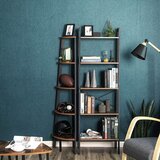  Knjigoteka u rustikalnom stilu s 5 polica, metalni okvir | shoptok.hr