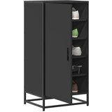 vidaXL Regal za čevlje črn 48x38x97,5 cm inženirski les | Shoptok.si