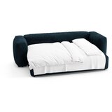 Micadoni Tamno plava baršunasti sklopiva sofa 264 cm Martina – | shoptok.hr