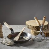 De buyer mineral b bois ponev 20cm nizka / 1 ročaj les / železo, (20455248) | Shoptok.si