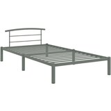  Posteljni okvir siv kovinski 90x200 cm, (20645513) | Shoptok.si