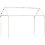 vidaXL Krov za dječji krevet bijeli 217x85,5x154 cm masivna borovina | shoptok.hr