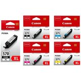  Kartuša Canon PGI-570XL/CLI-571XL komplet 5 kartuš večje kapacitete - original MEGA AKCIJA! | Shoptok.si