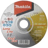 Makita E-22953-12 Reznih ploca za INOX, Z60V, 12 komada, Ø 125 x 0,8 mm | shoptok.hr