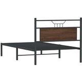  Okvir kreveta bez madraca smeđa boja hrasta 100 x 190 cm drveni | shoptok.hr