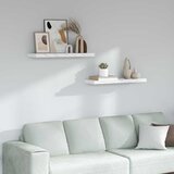  Polica na zidu Zidne 2 pcs Bijeli mramor 90 x 23,5 x 4 cm | shoptok.hr