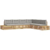  7 pcs Set vanjskih sofa Poliester Bijela | Eponuda.ba