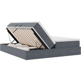  Krevet s madracem i skladištem Tamno siva 200 x 200 cm Baršun | shoptok.hr