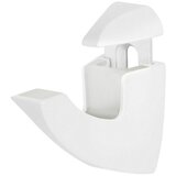 DOLLE kovinski nosilci scoop (nosilnost: 25 kg, primerno za debelino polic: 5 - 40 mm, bela, 2 kom) Cene
