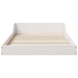vidaXL krevetna konstrukcija bijela 90 x 190 cm masivna borovina | shoptok.hr