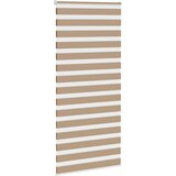 Zebra zavjesa Pješčano smeđa 110x200 cm Širina tkanine 105,9 cm Poliester | Eponuda.com