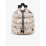 Vans Cream checkered backpack Seeker - Ladies