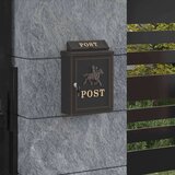  Stenska Poštna Škatla Bronasta 29 x 13 x 41 cm Lit aluminij, (5000133027) Cene