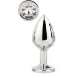 DREAMTOYS analni čep gleaming love silver medium | Shoptok.si