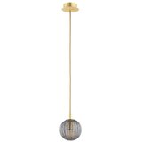  Argon 8512 - Visilica na sajli PALOMA 1xE14/7W/230V prečnik 12 cm zlatna/crna | Eponuda.com