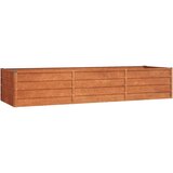vidaXL Povišena vrtna gredica boja hrđe 240 x 80 x 45 cm čelik COR-TEN | shoptok.hr