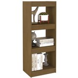 vidaXL knjižna omara za razdelitev prostora medeno rjava 40x30x103,5cm | Shoptok.si