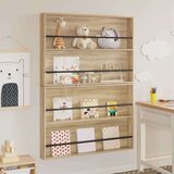  Polica za časopise Zidne 2 pcs Sonoma hrast 100 x 12 x 70 cm | shoptok.hr
