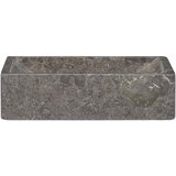  Umivaonik 45 x 30 x 12 cm mramorni visoki sjaj sivi | shoptok.hr