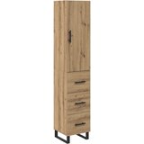  Highboard Umjetnički hrast 34,5 x 34 x 180 cm Konstruirano drvo | shoptok.hr