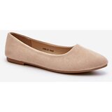 Kesi Women's suede ballerinas Beige Kommia Cene