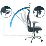 MID.YOU Pisarniški Stol Azurro B, Črna | Shoptok.si
