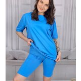 Pri Set of cotton t-shirt oversize shirt short leggings SPIREL | shoptok.hr