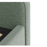 Micadoni Mentolno zelena oblazinjena zakonska postelja z letvenim dnom 140x200 cm Eda – | Shoptok.si