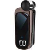LINQ Sponka za slušalke Bluetooth z izvlečnim kablom Avtonomija 20 ur Zaslon LED, Črna, (5000073556) Cene