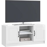 TV omarica Bela visok sijaj 102 x 34,5 x 47 cm Inženirski les, (5000210540) | Shoptok.si