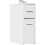 Maison Chic Ozka kopalniška kredenca - Kopalniška omarica - Kopalniški kabinet s kolesi bela inženirski les, (21794741) | Shoptok.si